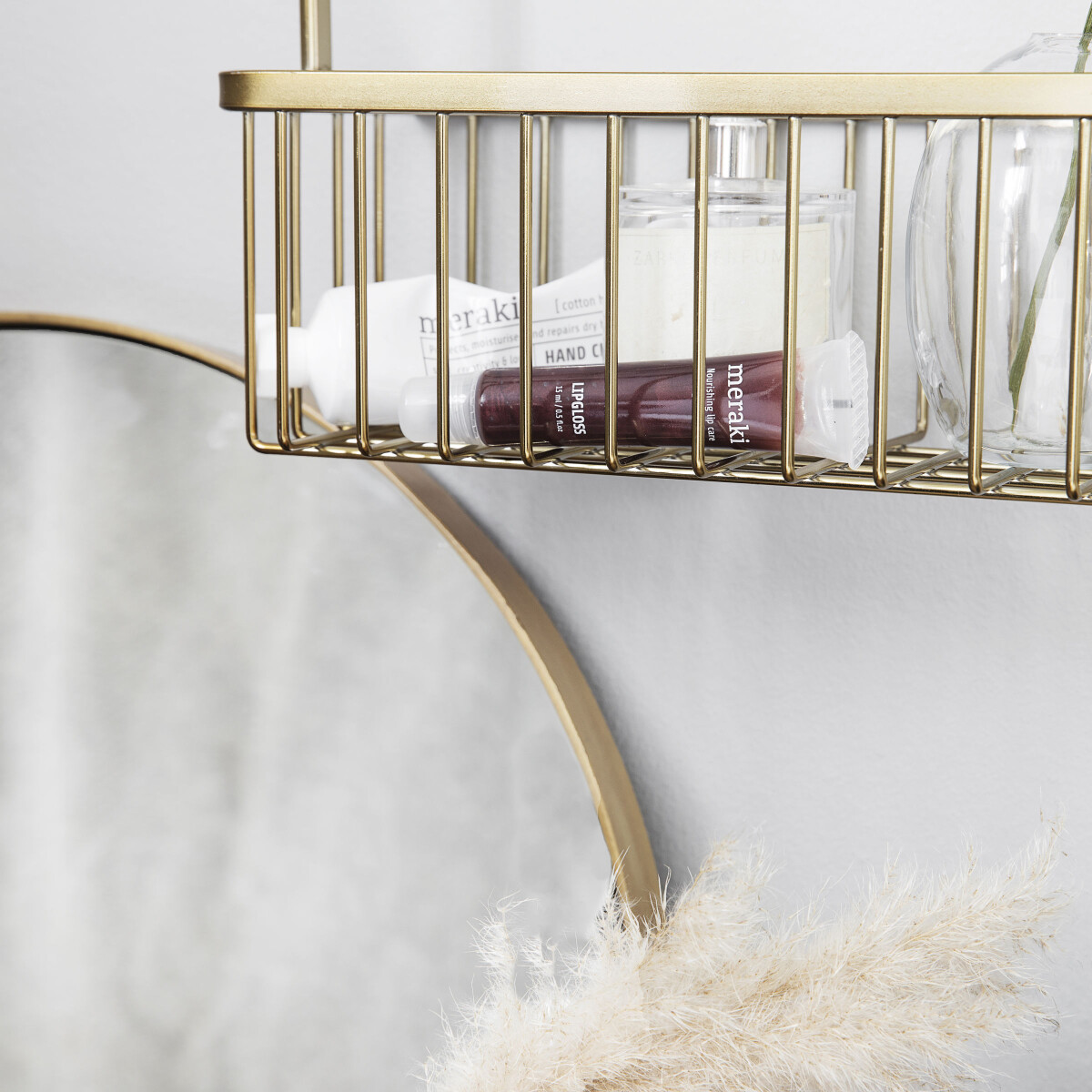 House Doctor - Badeværelseshylde - Bath - Double - Børstet Messing