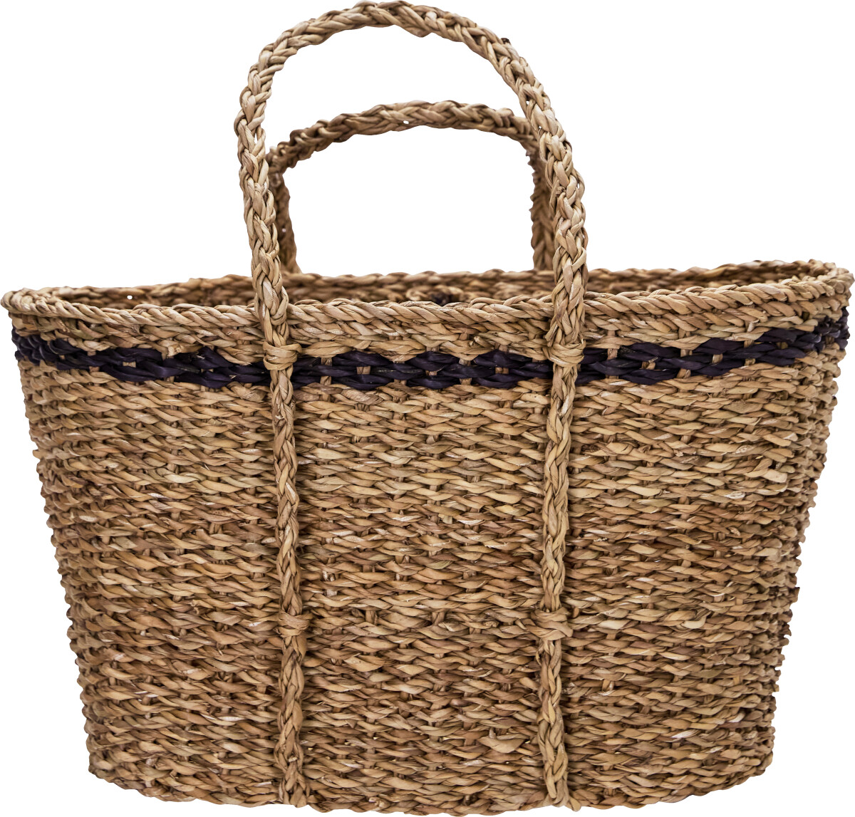 House Doctor - Kurve I Flet - Laine - Natur Og Sort - 3 Stk