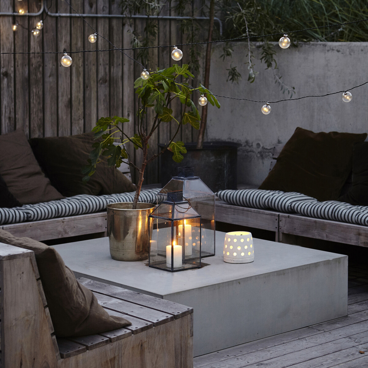 House Doctor - Loungestol - Woodie - Natur