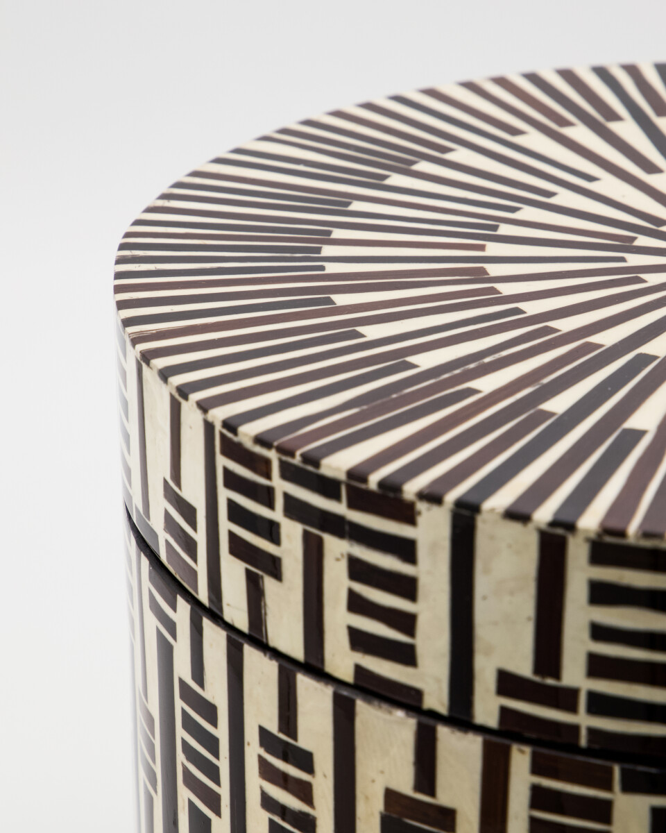 House Doctor - Opbevaringsbokse - Lango - Brun Og Natur - 2 Stk