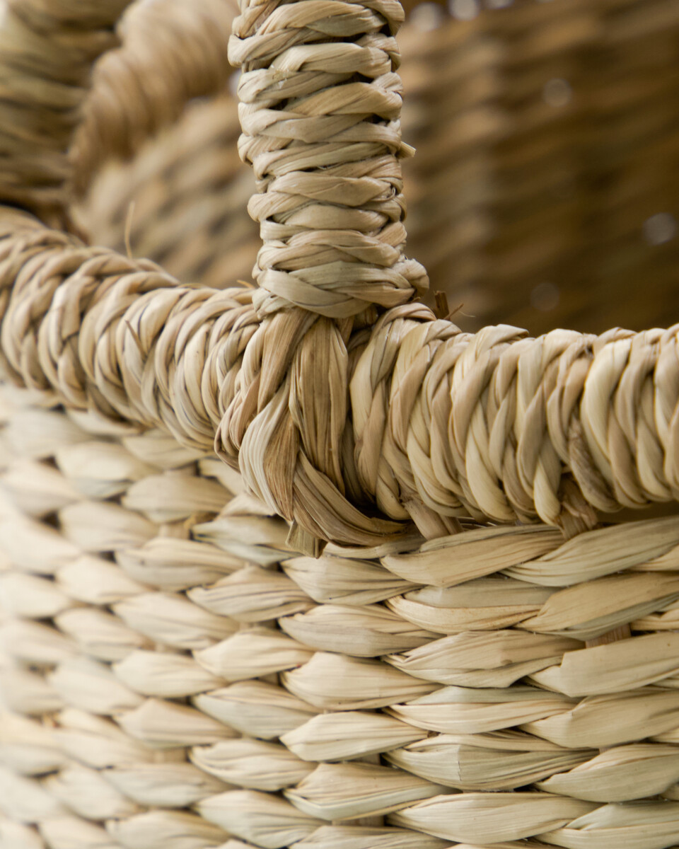 House Doctor - Kurve - Cesta - Natur - H 30 34 Cm - 2 Stk