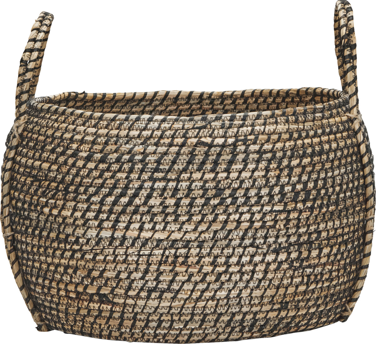 House Doctor - Opbevaringskurve - Distra - Sort Og Natural - 2 Stk