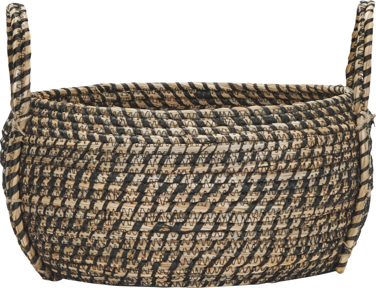 House Doctor - Opbevaringskurve - Distra - Sort Og Natural - 2 Stk