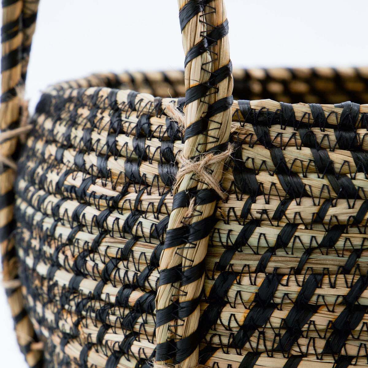 House Doctor - Opbevaringskurve - Distra - Sort Og Natural - 2 Stk