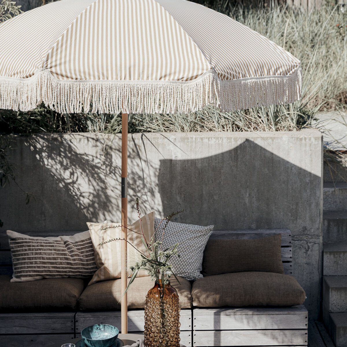 House Doctor - Parasol - Umbra - Sand - 230X190 Cm