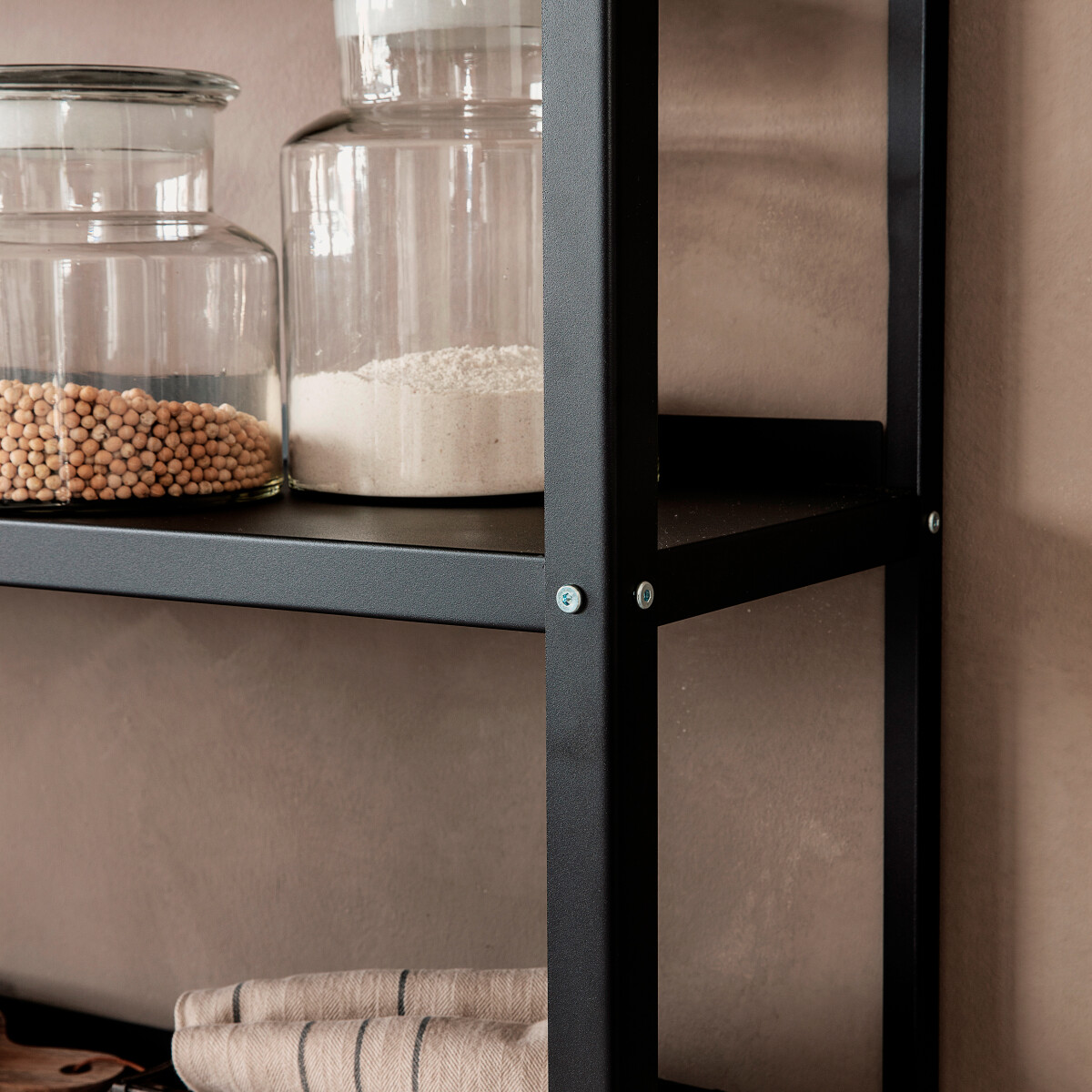 House Doctor - Reol - Use - Stål - Sort - 200X30X90 Cm