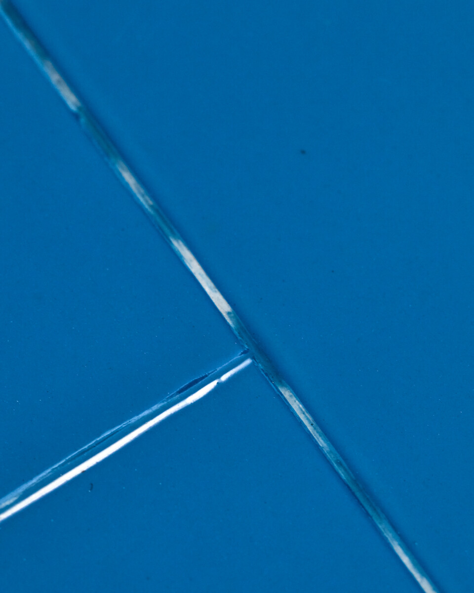 House Doctor - Sidebord - Hdbrick - Mangotræ Mdf - Firkantet - Blå