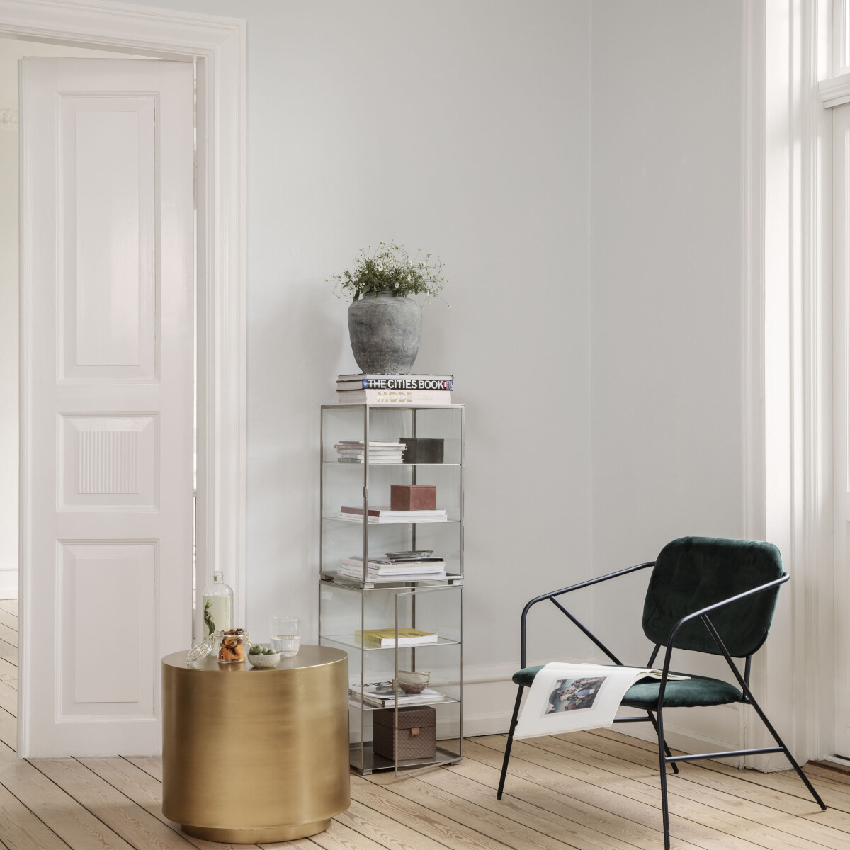 House Doctor - Sidebord - Step - Messing - Ø 50 Cm