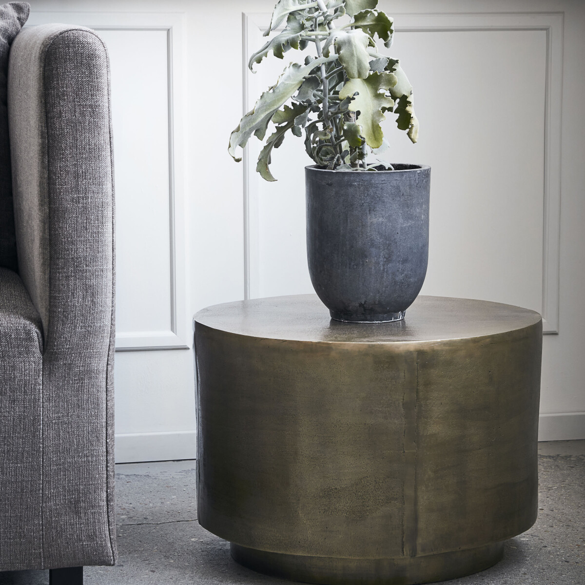 House Doctor - Sofabord - Rota - Antik Messing - 35X50 Cm