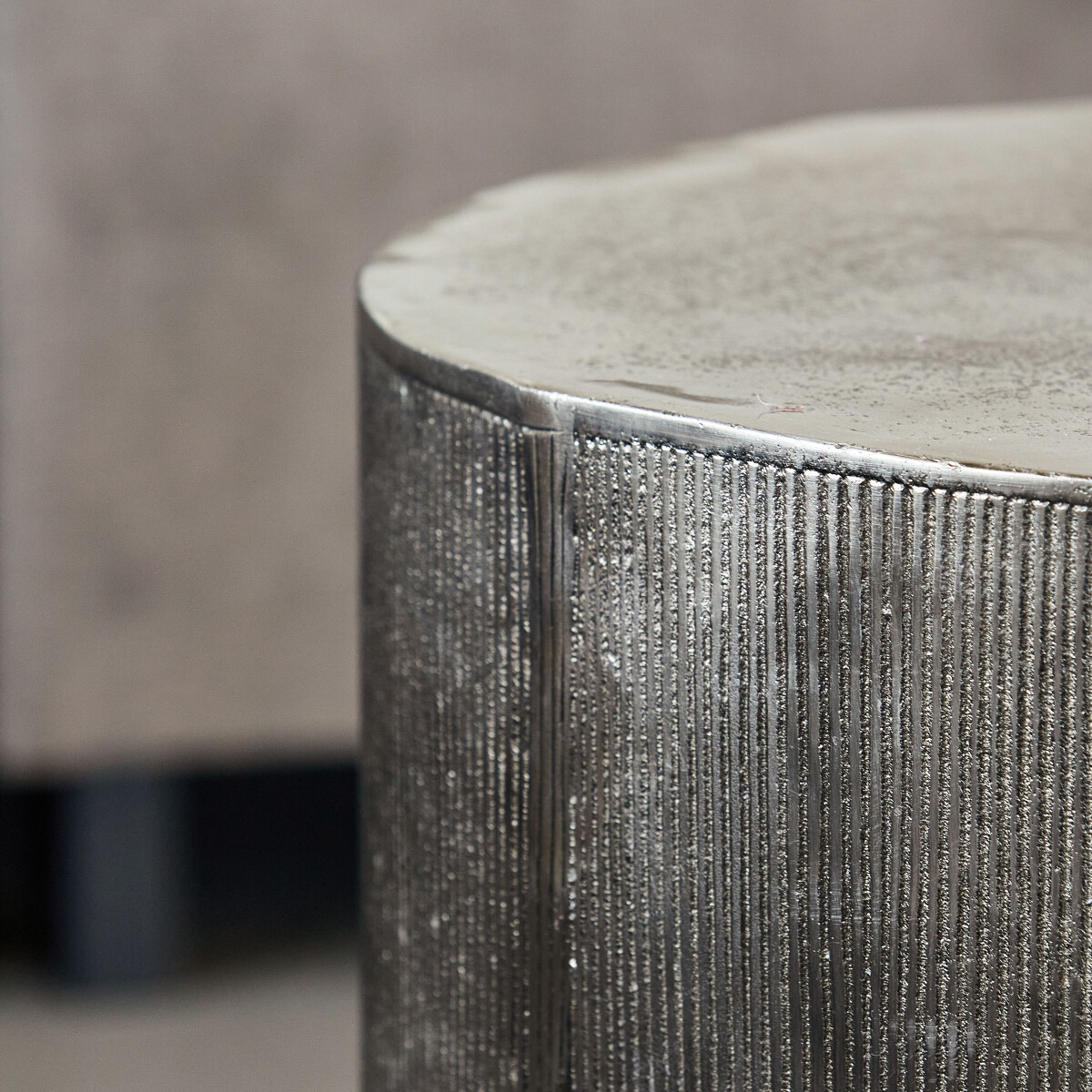 House Doctor - Sofabord - Rota - Børstet Sølv - 35X50 Cm