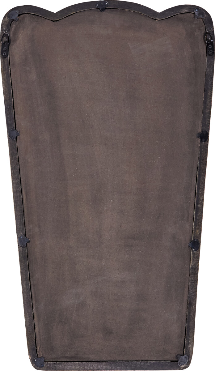 House Doctor - Spejl Med Ramme - Hdjamp - Mdf Træ - Sort