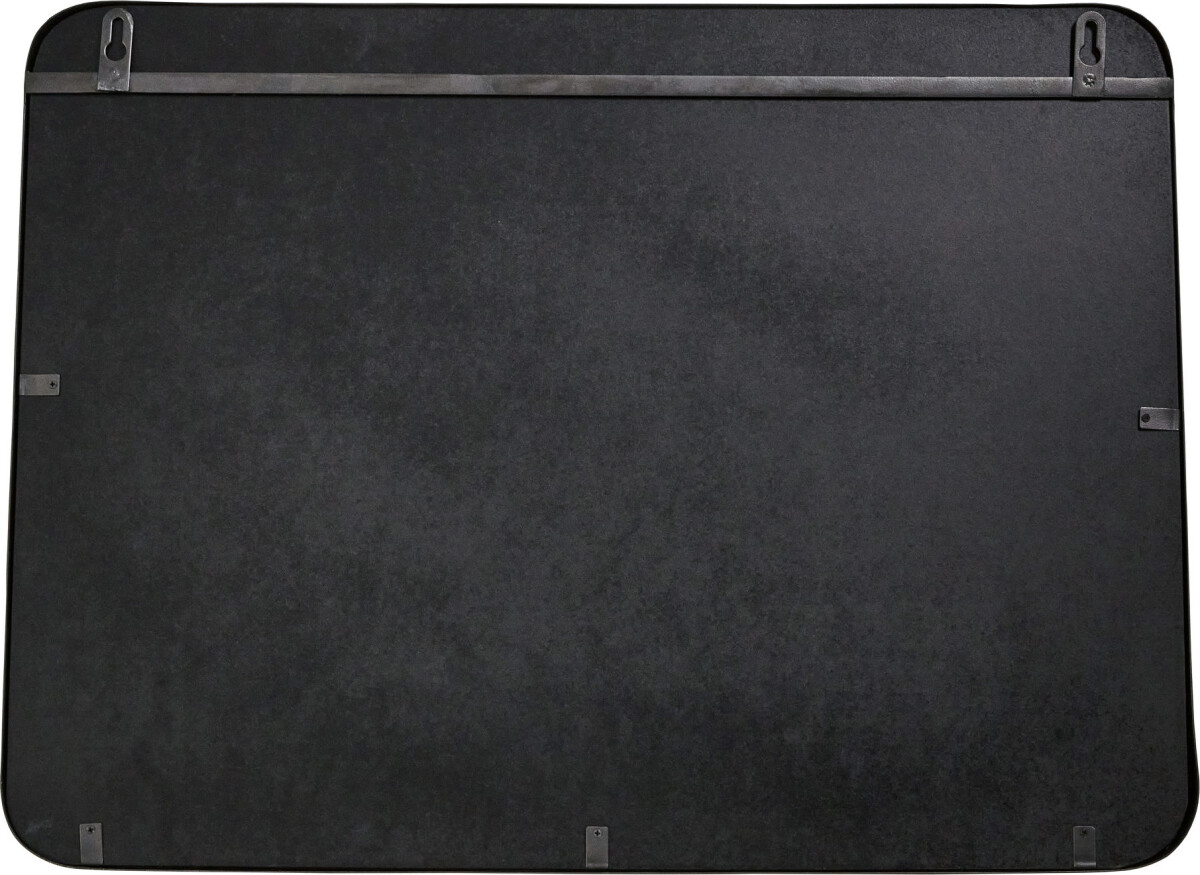 House Doctor - Spejl Med Hylde - Pejo - Sort Antik - 45X60 Cm