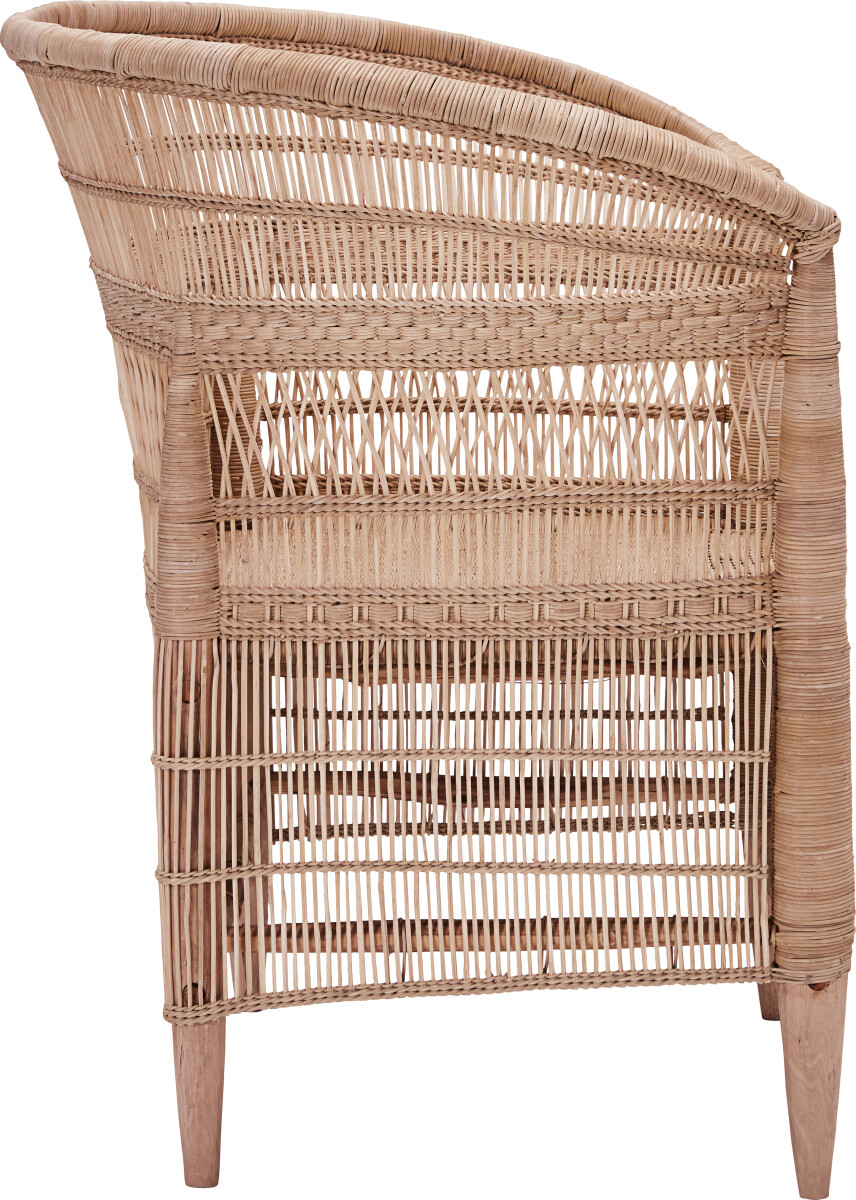 House Doctor - Kurvestol Med Armlæn - Rika - Natur - Indendørs