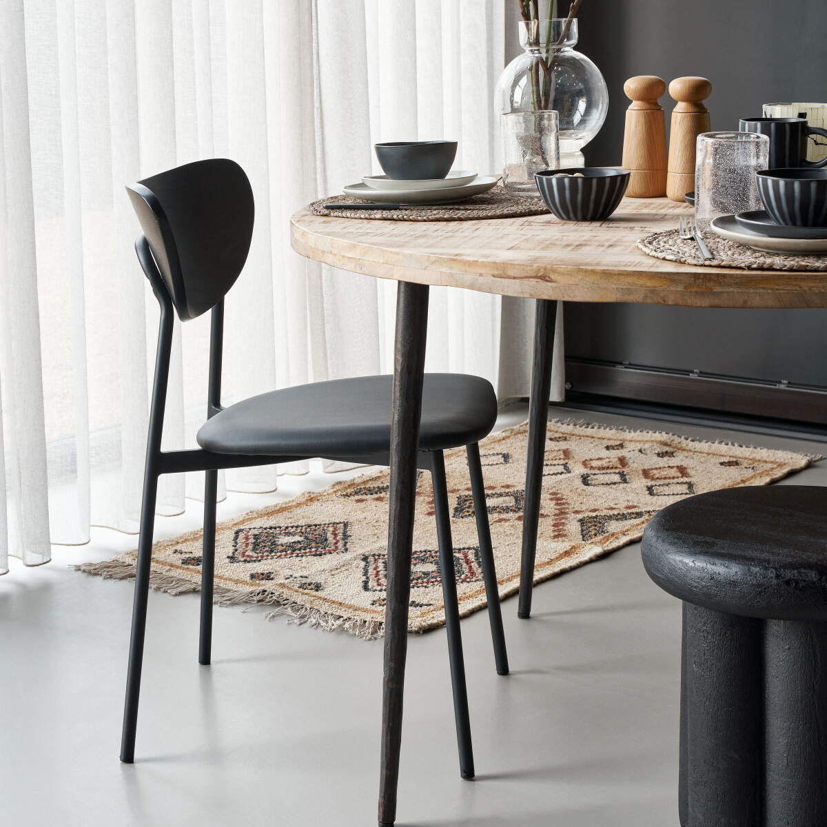 House Doctor - Spisebordsstole - Must - Sort - 2 Stk