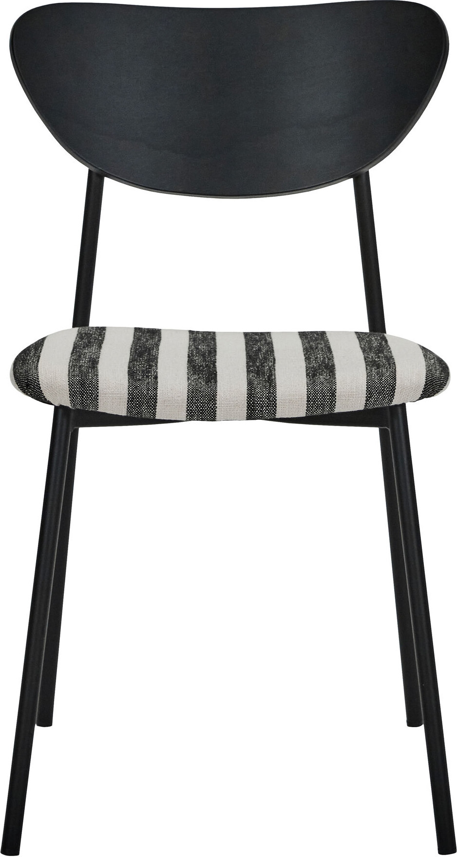 House Doctor - 2 Spisebordsstole - Hdmust - Stål - Sort Råhvid