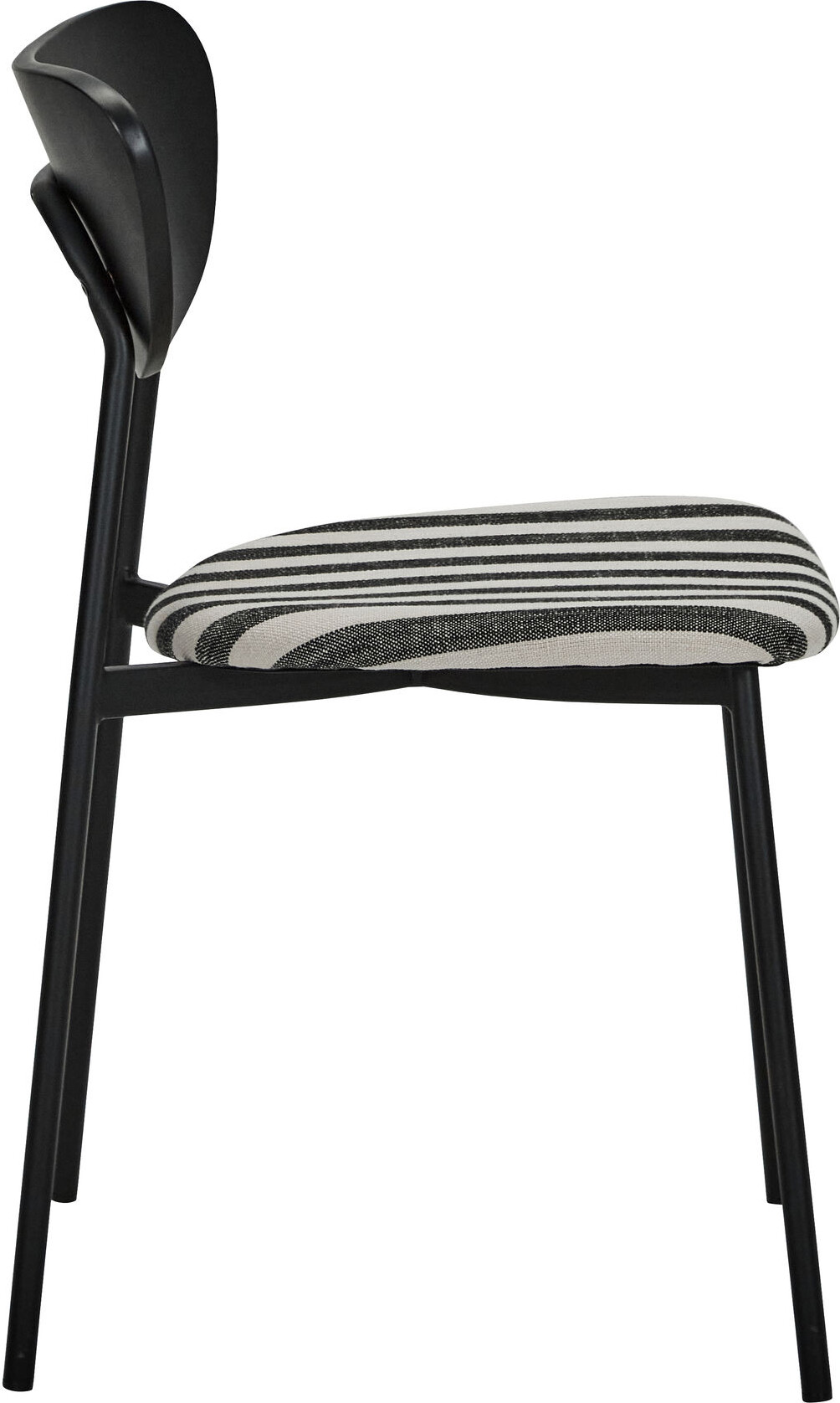 House Doctor - 2 Spisebordsstole - Hdmust - Stål - Sort Råhvid