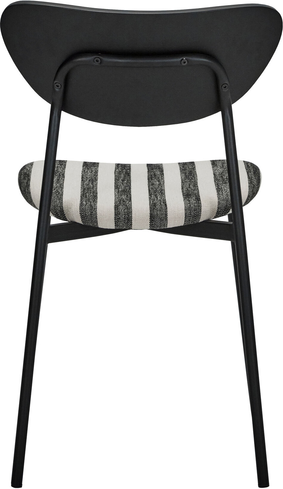 House Doctor - 2 Spisebordsstole - Hdmust - Stål - Sort Råhvid