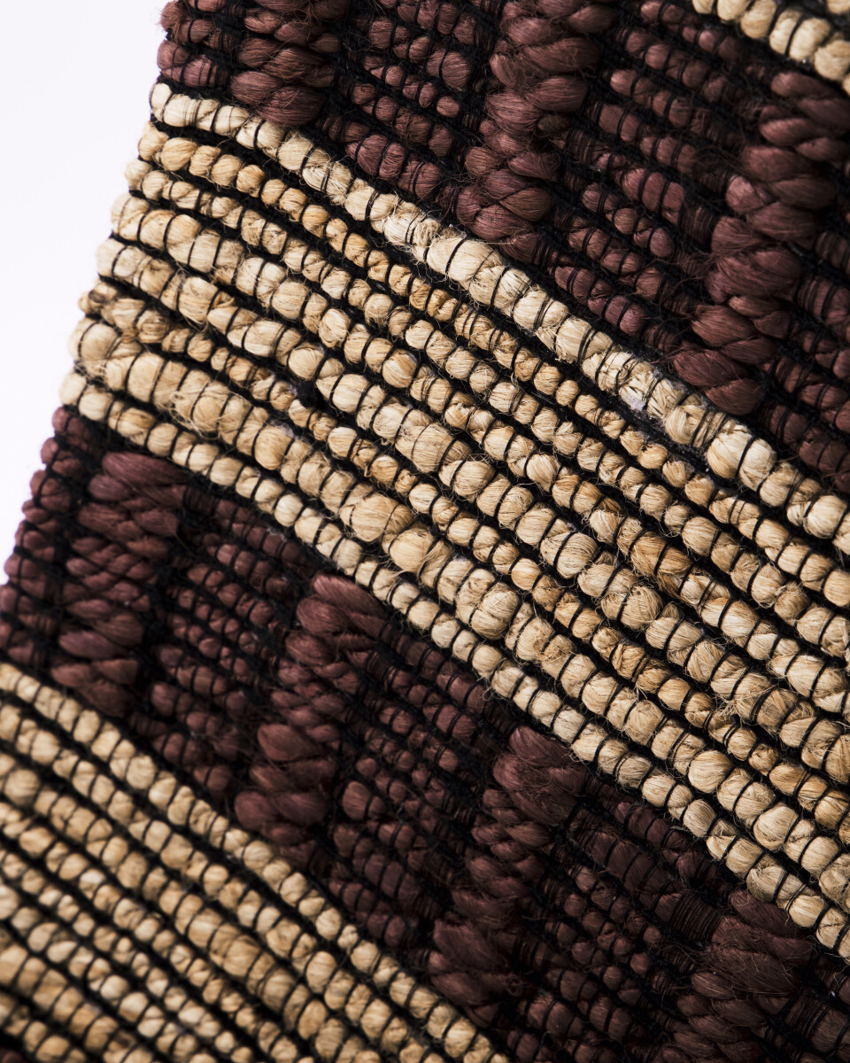 House Doctor - Tæppe - Hdblock - Brun Natural - 130X85 Cm