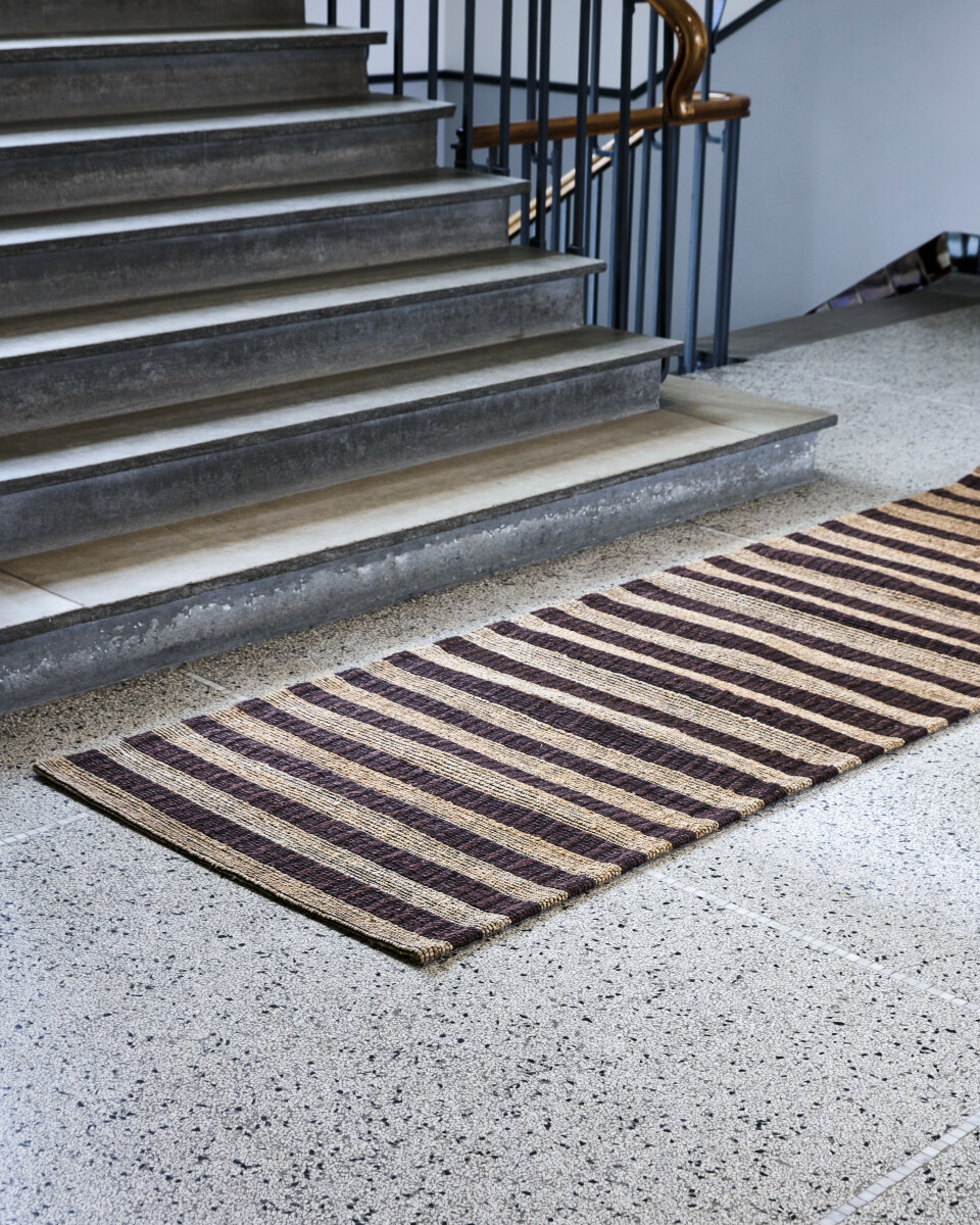 House Doctor - Tæppe Løber - Hdblock - Brun Natural