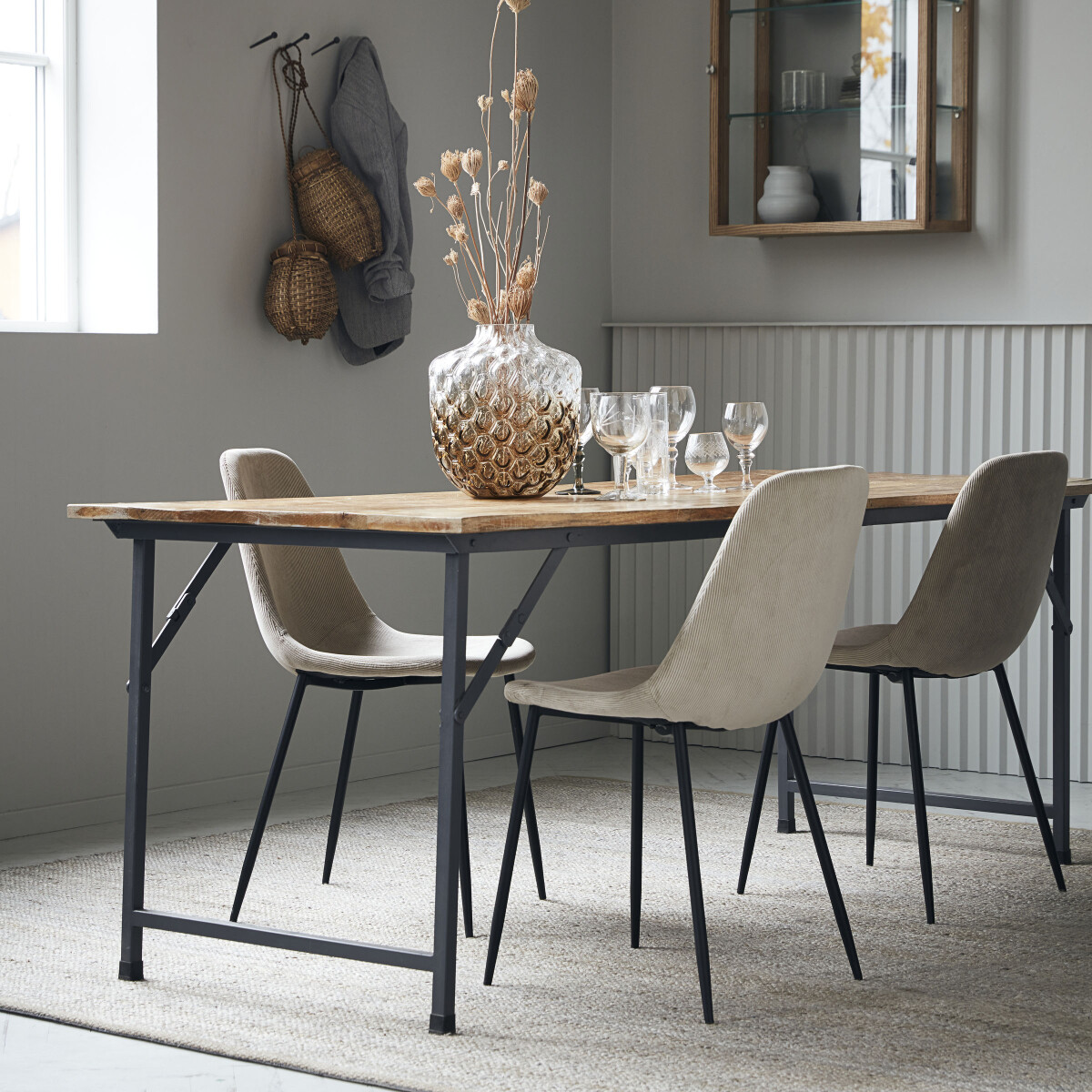 House Doctor - Gulvtæppe - Hempi - Lysegrå - 250X250 Cm
