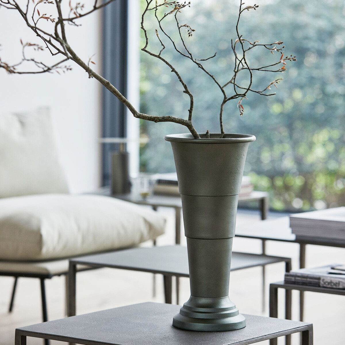 House Doctor - Vase - Florist - Metal - Grøn - 45 Cm