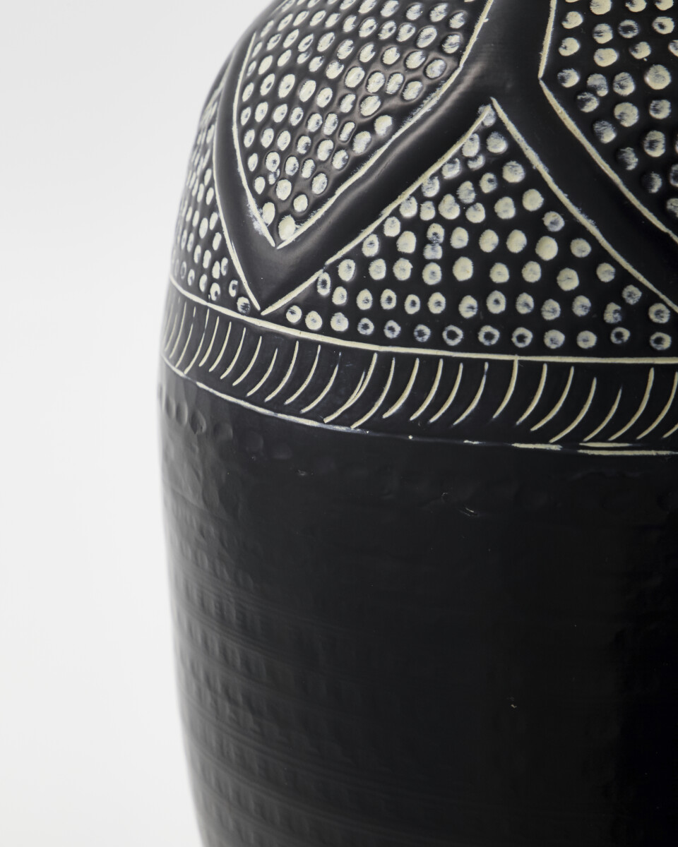 House Doctor - Vase - Bloss - Sort - Jern - H 38 Cm