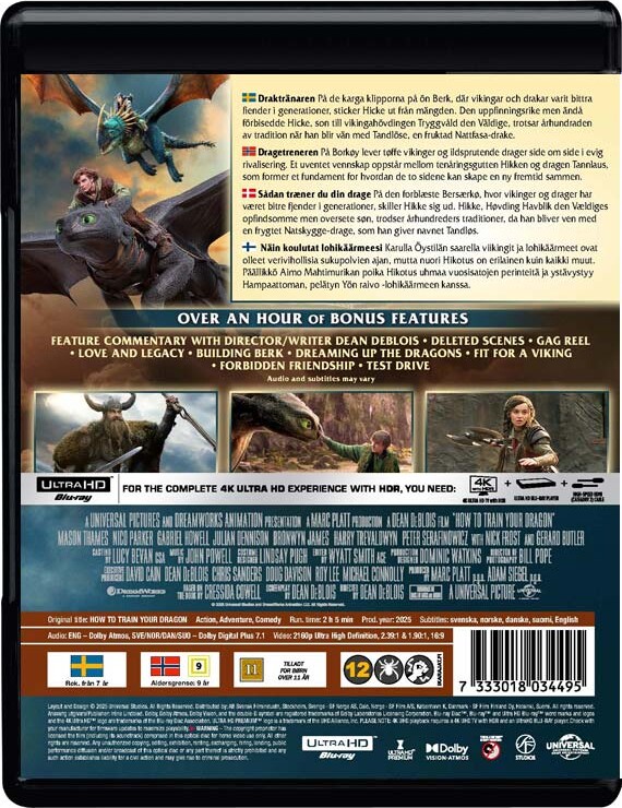 Sådan Træner Du Din Drage 4K - Live Action 2025 How To Train Your Dragon