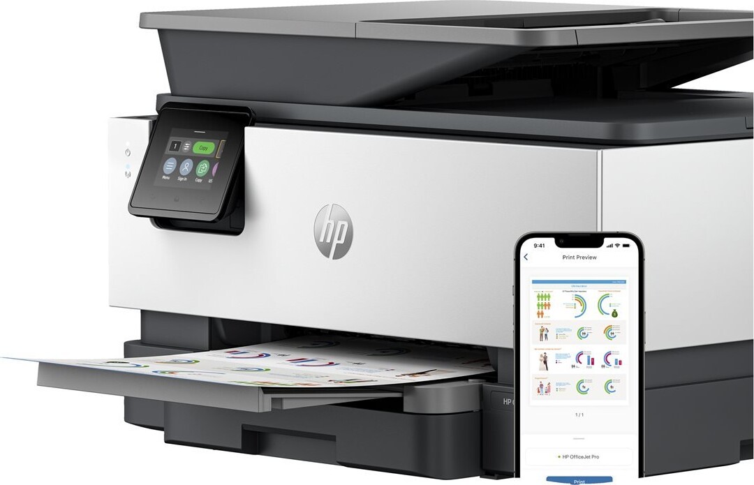 Hp - Officejet Pro 9120B Aio Printer
