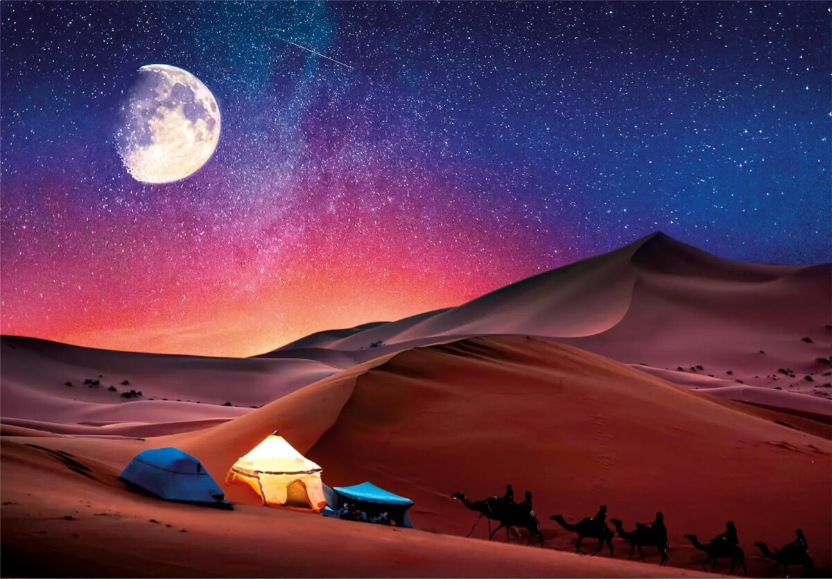 Clementoni Puslespil - Starry Night Dream - Peace - 500 Brikker