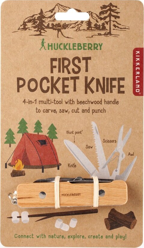 4-I-1 Foldekniv - Huckleberry - Kikkerland