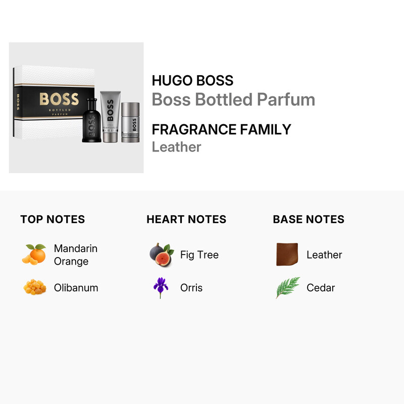 Hugo Boss - Bottled Parfum Edp 100 Ml Showergel 100 Ml Deostick 75 Ml -