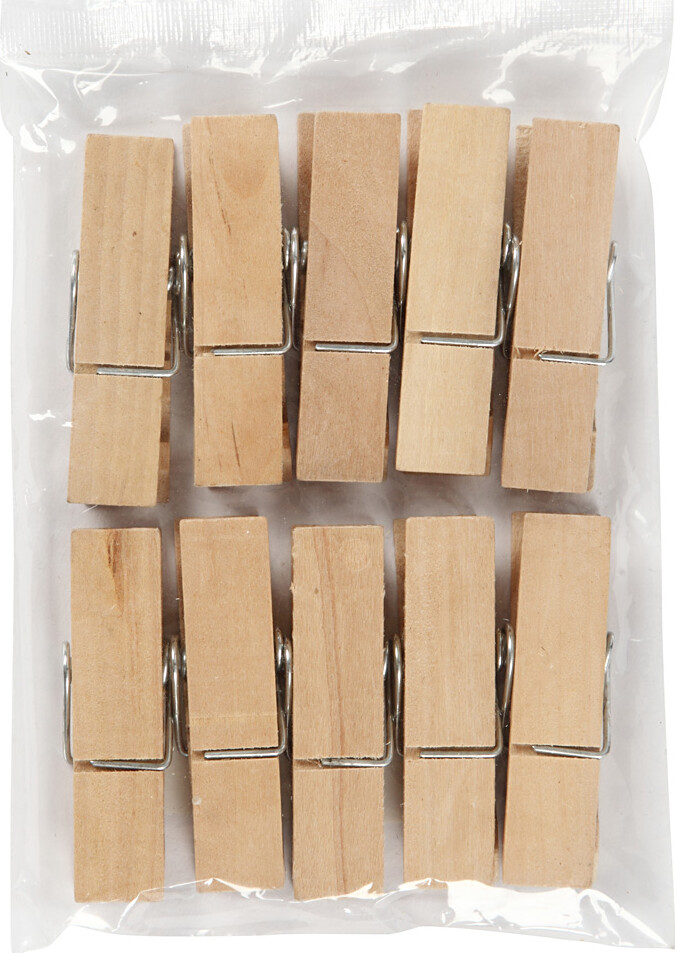 Huskeklemme - L 7 2 Cm - B 2 Cm - 10 Stk