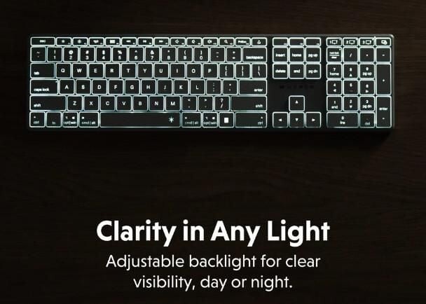 Hyper - Bluetooth 50 Wireless Keyboard Nordic Space Grey