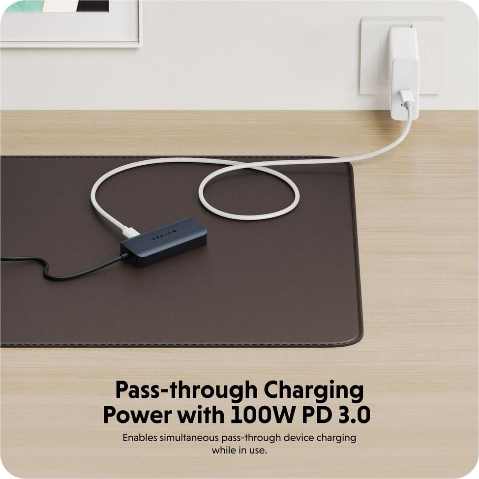 Hyper - Hyperdrive Ecosmart Gen2 Universal Usb-C 4-In-1 Hub W 100 W Pd