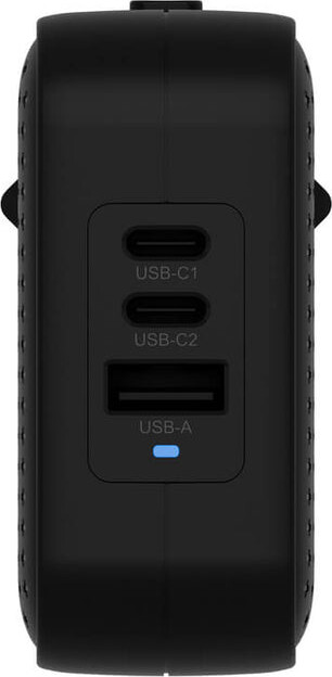 Hyper - Hyperjuice - 70W Usb-C Gan Rejse Oplader 3C 1A - Sort