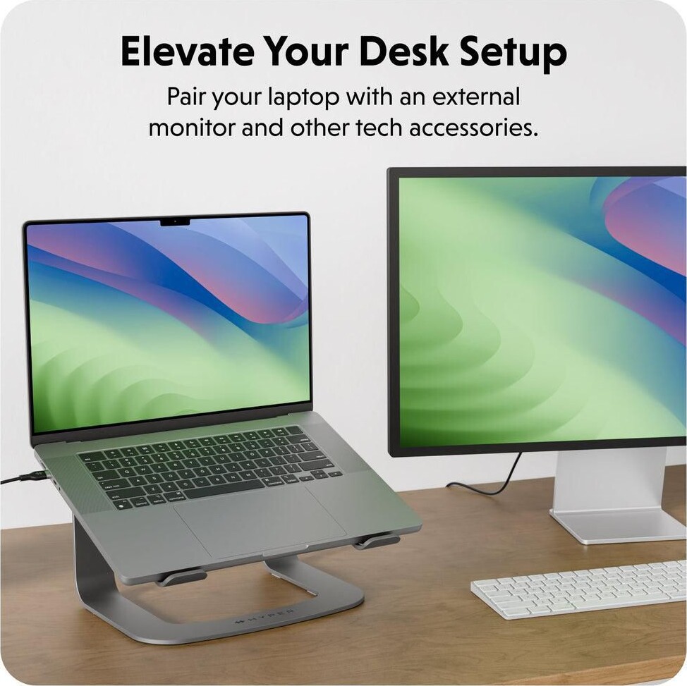 Hyper - Hyperspace Ergonomic Laptop Stand Space Grey