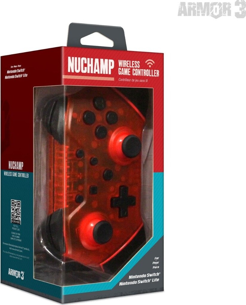Hyperkin Nuchamp Wireless Controller Red Led - Switch