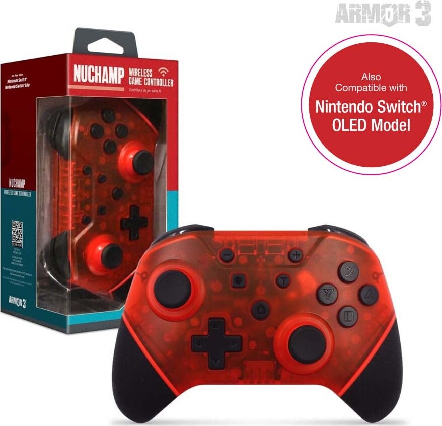 Hyperkin Nuchamp Wireless Controller Red Led - Switch