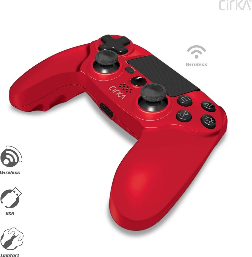 Hyperkin - Nuforce - Controller Til Ps5 Ps4 Ps3 Pc Mac - Rød