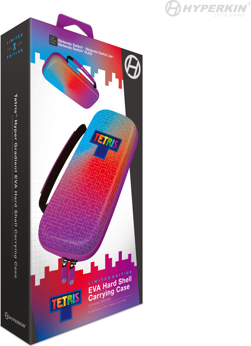 Hyperkin Official Tetris Hard Case - Switcholedlite Hyper Gradient