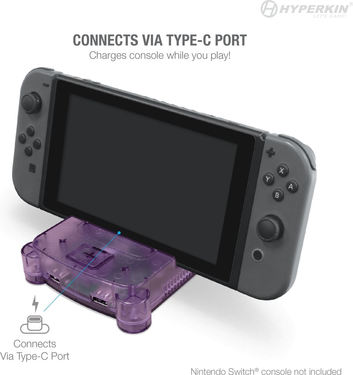 Hyperkin Retron S64 Console Dock - Switch Purple