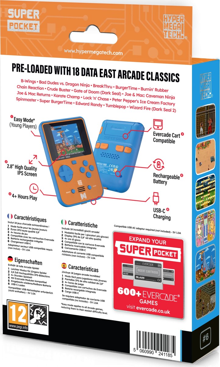 Hypermegatech Super Pocket Data East Edition