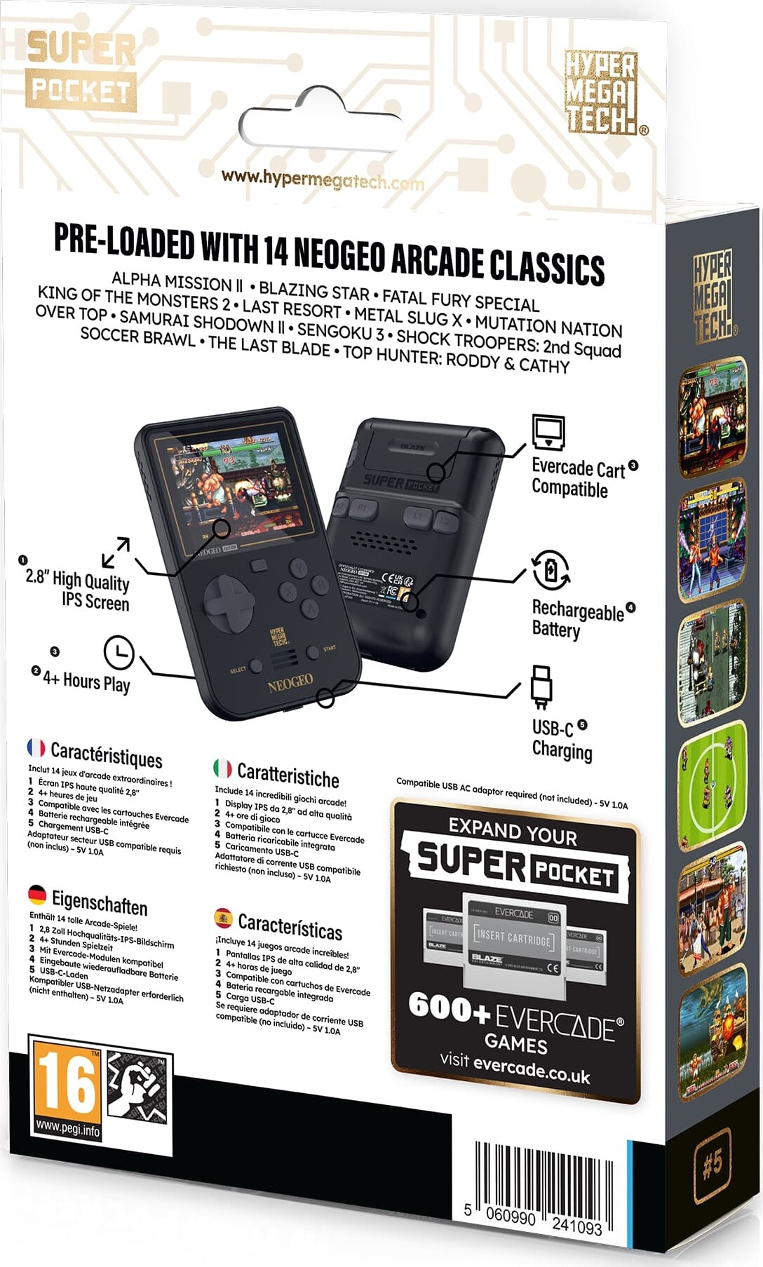 Hypermegatech Super Pocket Neogeo Edition