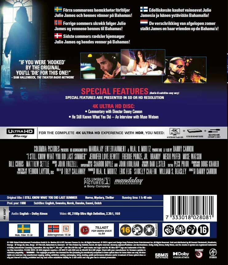 I Still Know What You Did Last Summer 4k Ultra Hd Blu Ray Film → Køb Billigt Her Gucca Dk