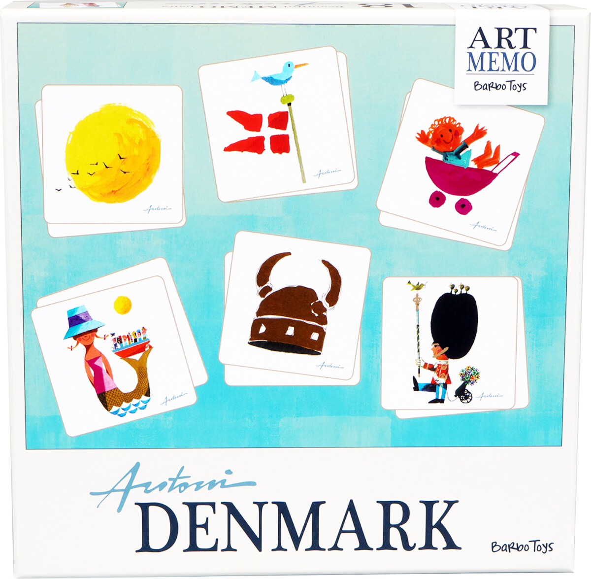 Vendespil - Danmark - Ib Antoni - Art Memo - 36 Kort - Barbo Toys