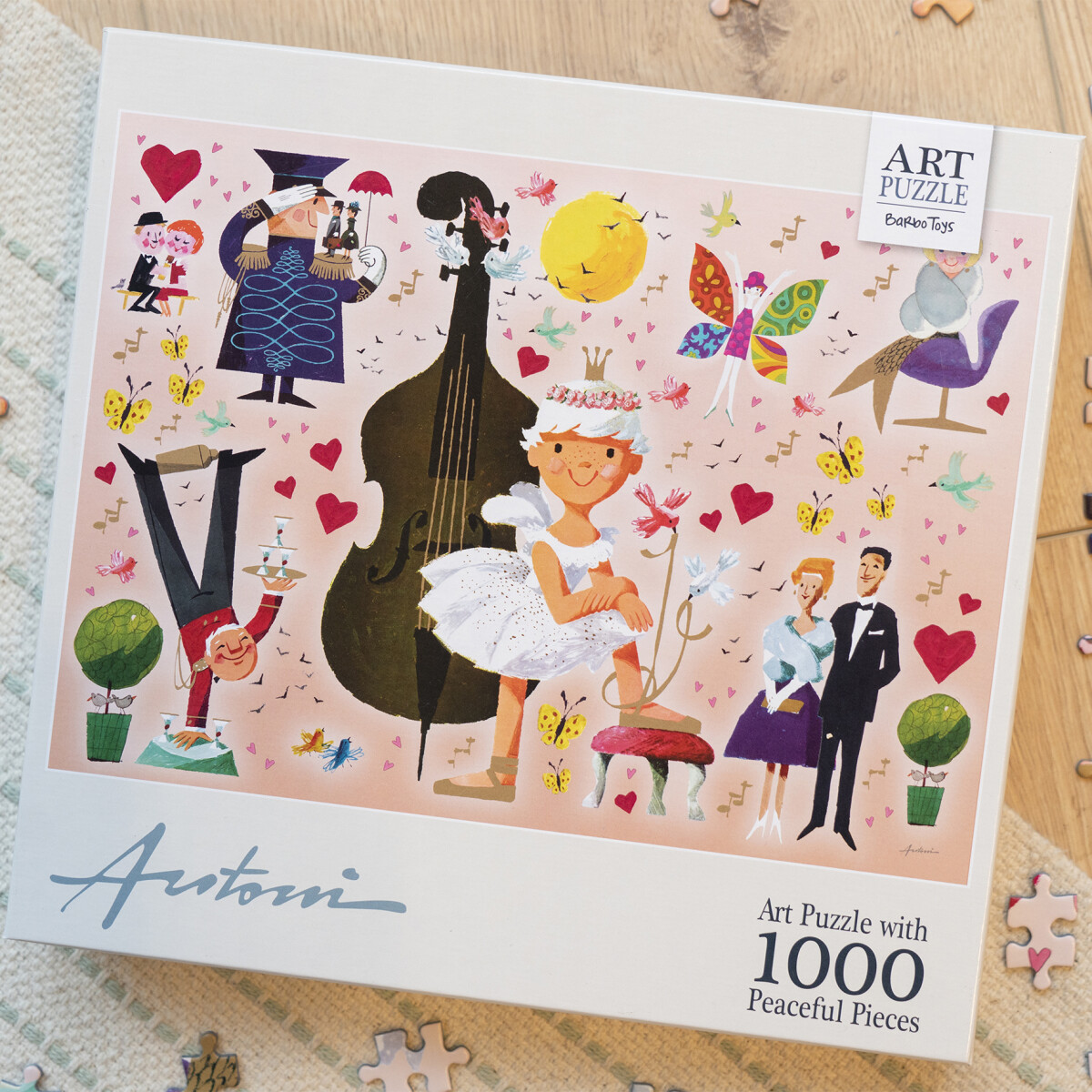 Puslespil Med 1000 Brikker - Ballerina - Antoni - Barbo Toys