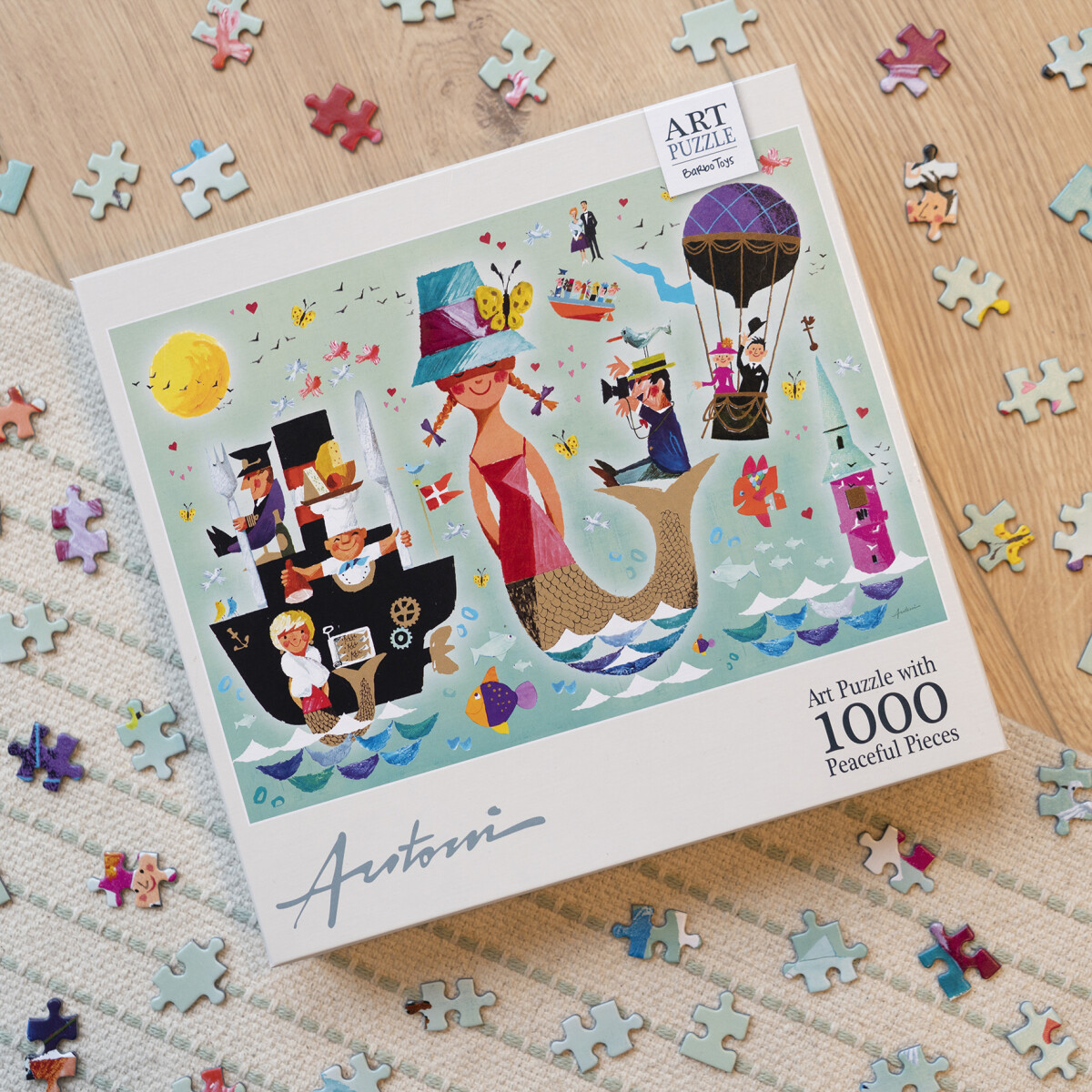 Puslespil Med 1000 Brikker - Havfrue - Antoni - Barbo Toys