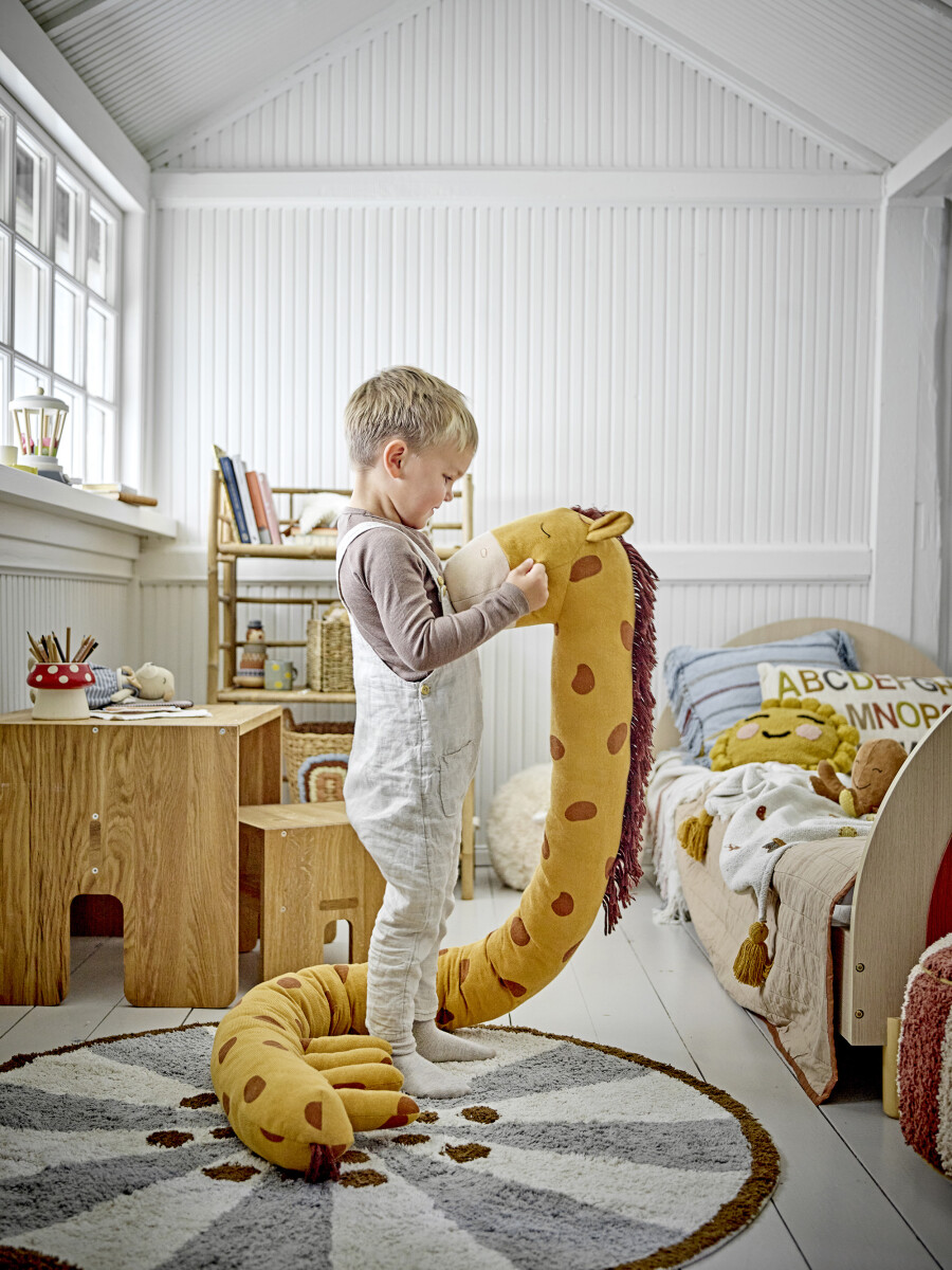 Bloomingville Mini - Ibber Bamse - Orange - Bomuld - 184 Cm