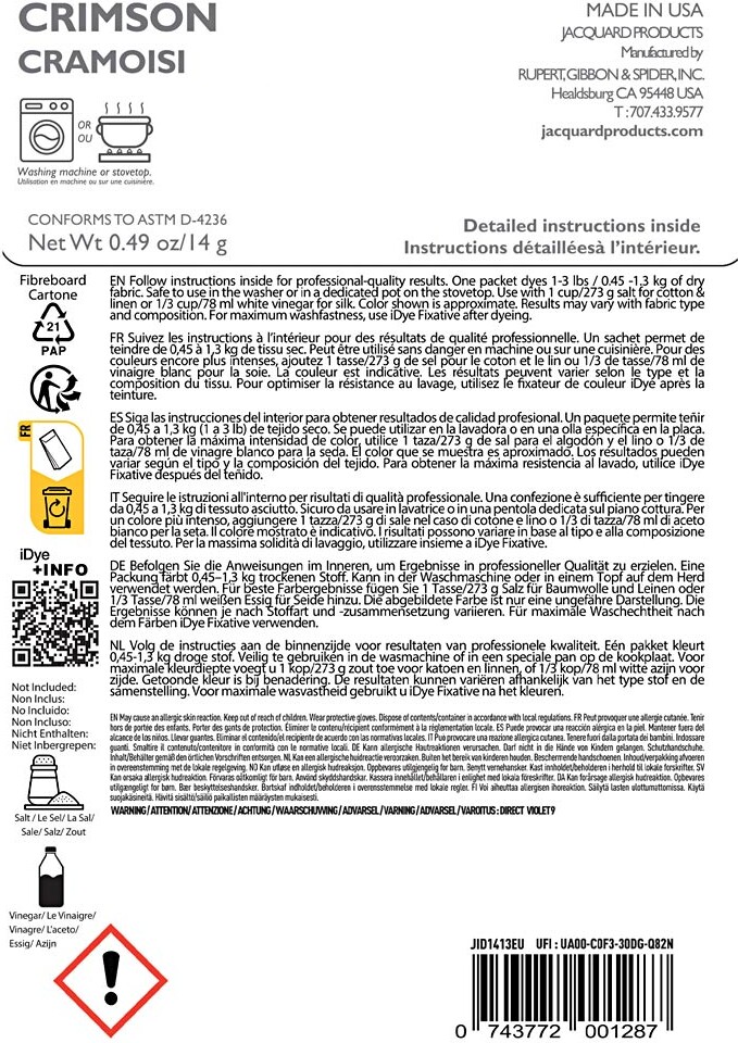 Idye Naturtekstiler - Crimson - 090 - 14 G