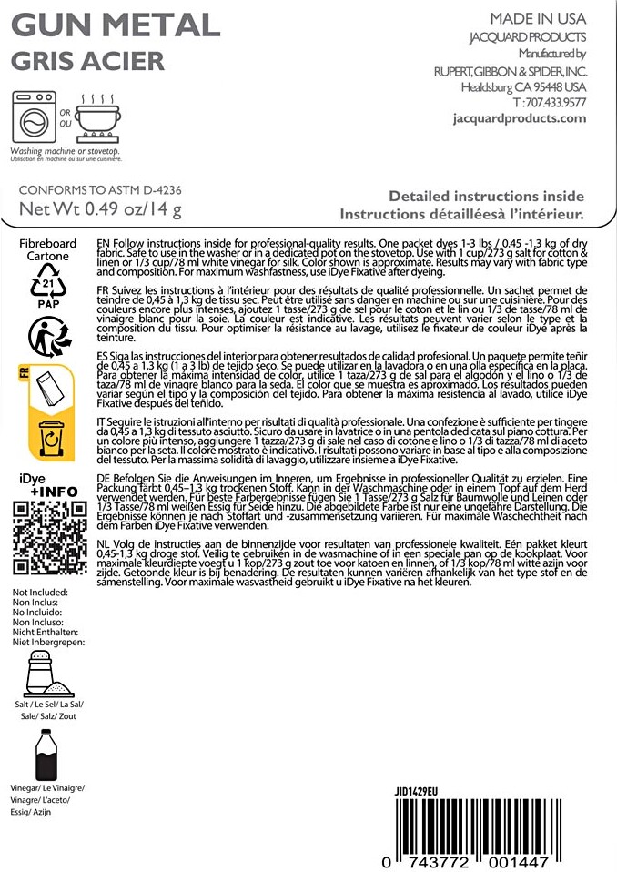 Idye Naturtekstiler - Grå Metal - 14 G